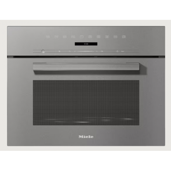 MIELE M 7244 TC Εντοιχιζόμενος Φούρνος Μικροκυμάτων 46lt Γκρι γραφίτη